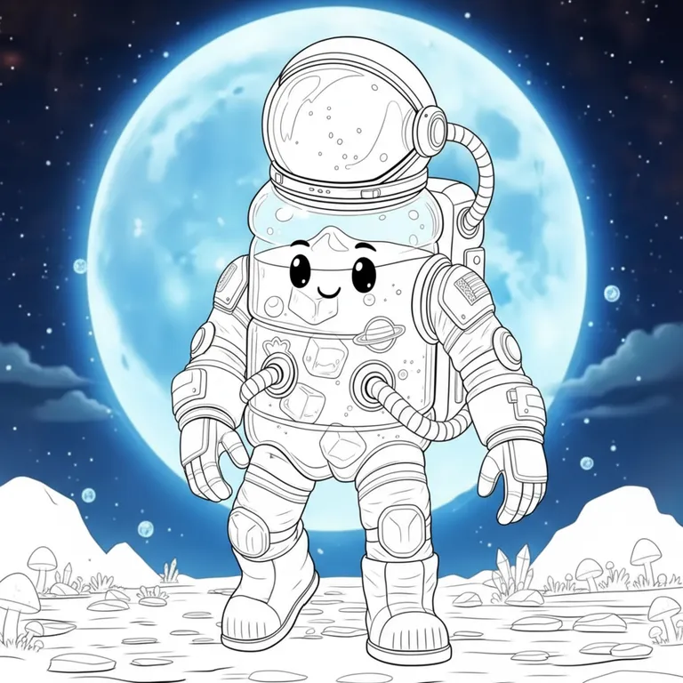 Aquanaut ぬりえ