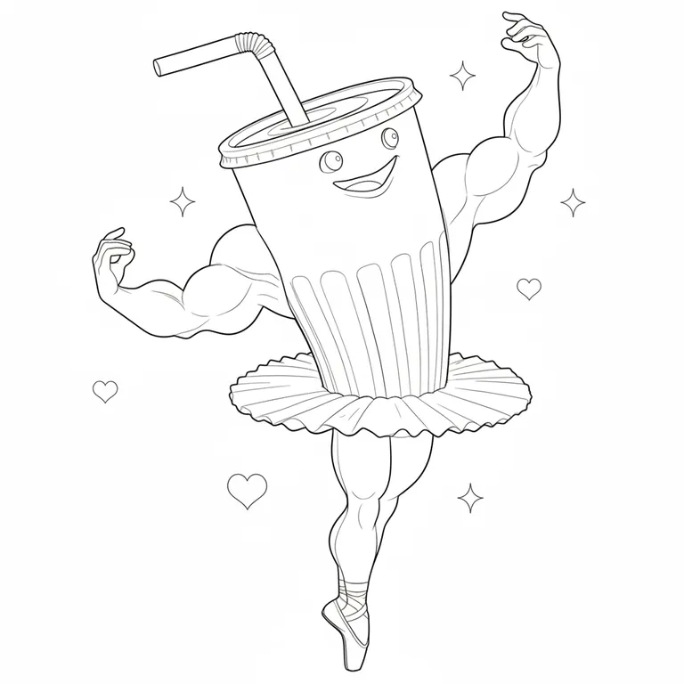 Ballerino Lololo ぬりえ