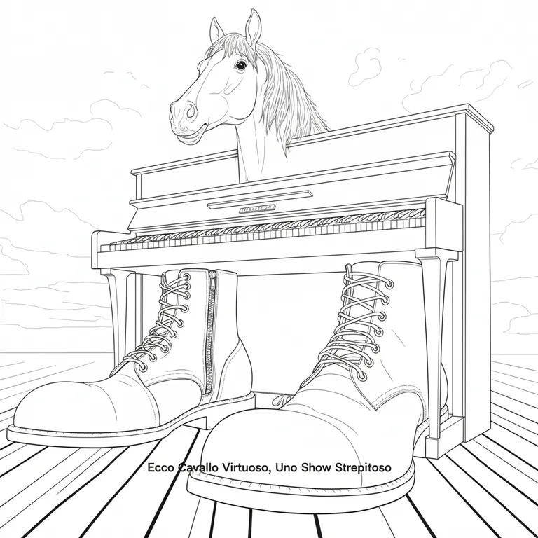 Ecco Cavallo Virtuoso ぬりえ
