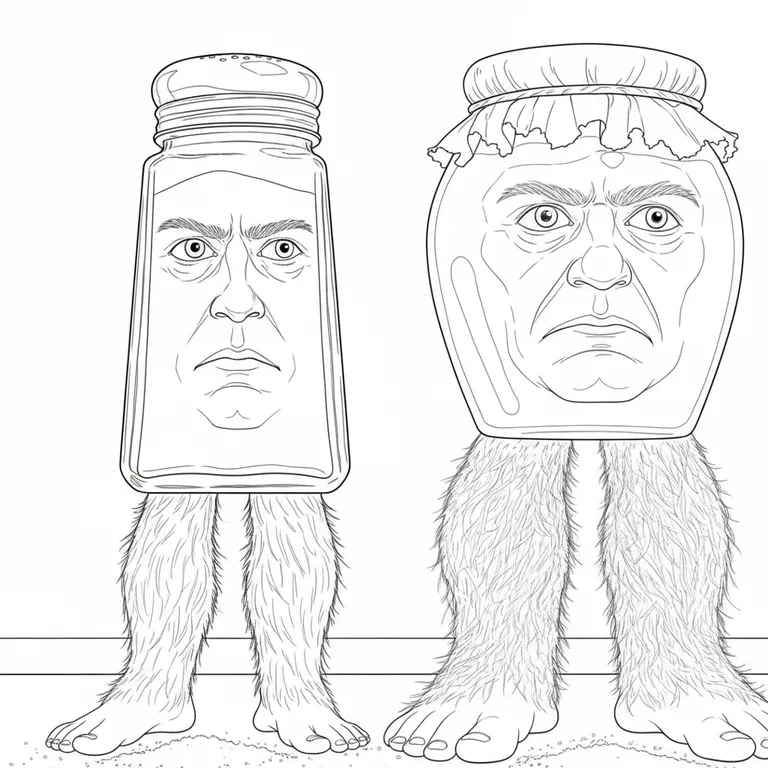 Garamararamararaman dan Madudungdung tak tuntung perkuntung ぬりえ