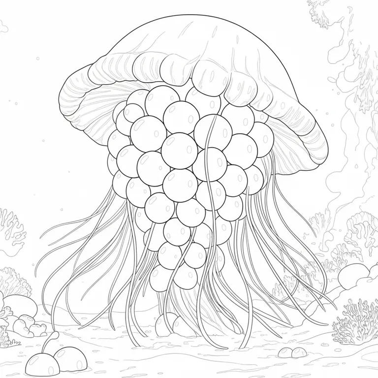 Graipussi Medussi ぬりえ