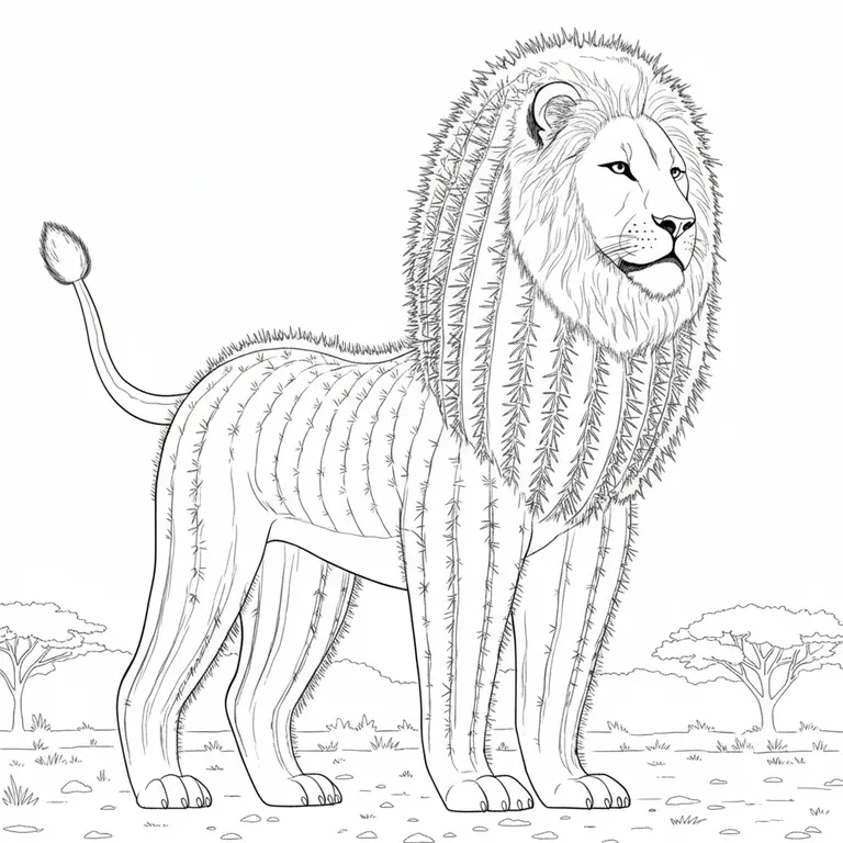 Leonelli Cactuselli ぬりえ