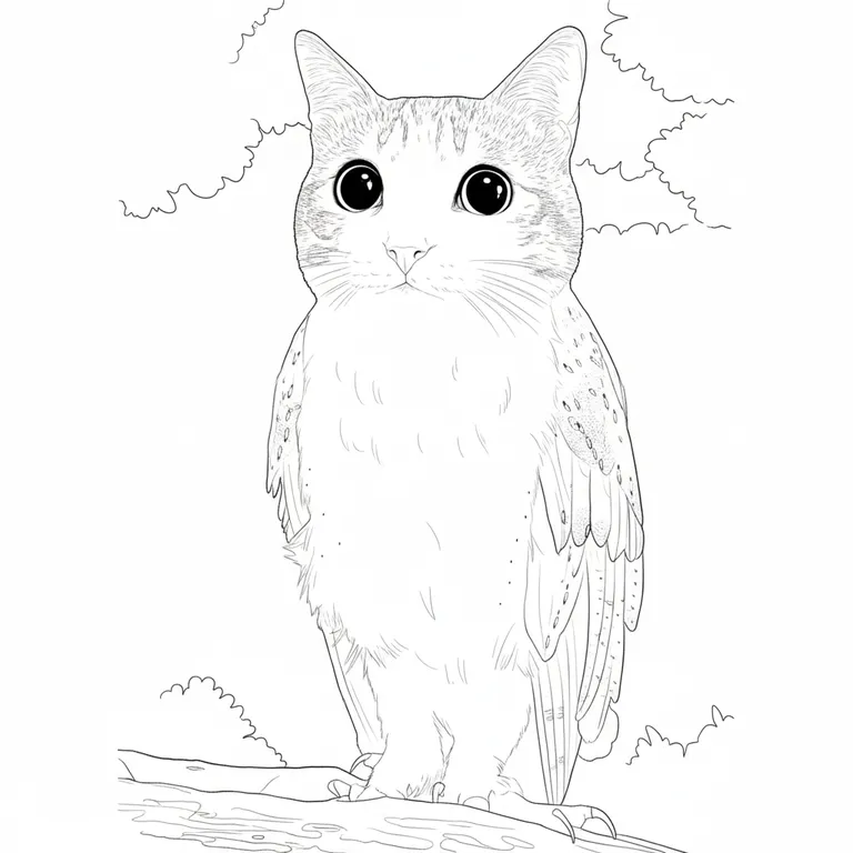 Meowl ぬりえ