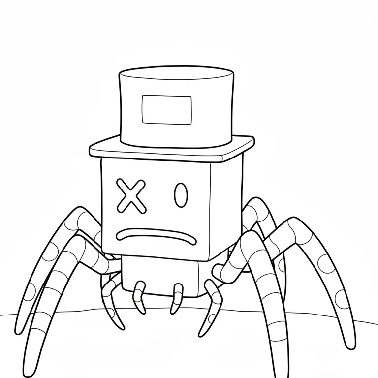 Sammyni Spyderini ぬりえ