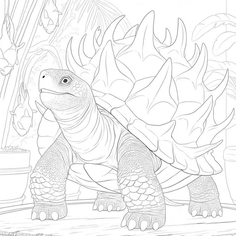 Torrtuginni Dragonfrutinni ぬりえ
